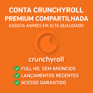 Crunchyroll Mega Fan - Conta Compartilhada 1 ano